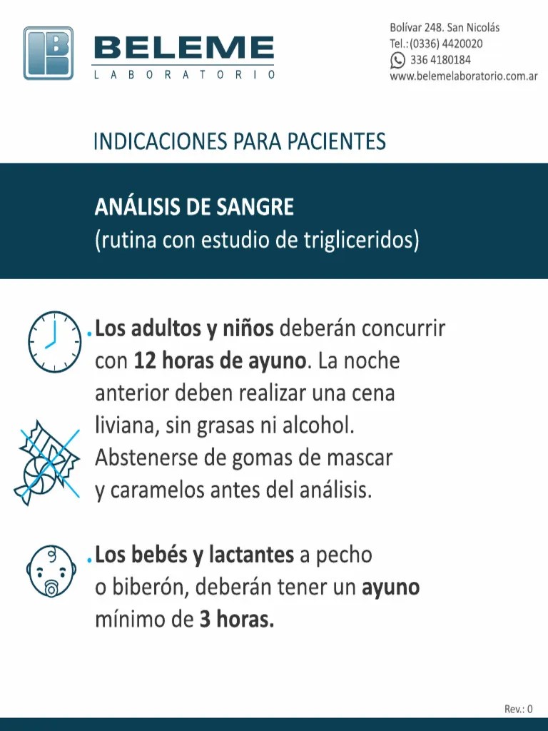 Analisis De Sangre Trigliceridos | PDF