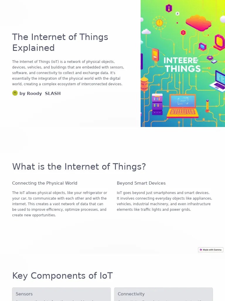The Internet Of Things Explained (1) | PDF | Internet Of Things | Computing