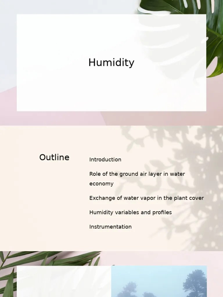 Humidity | PDF | Humidity | Atmosphere Of Earth
