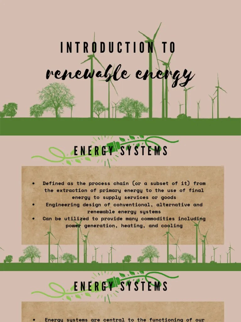 Introduction To Renewable Energy | PDF