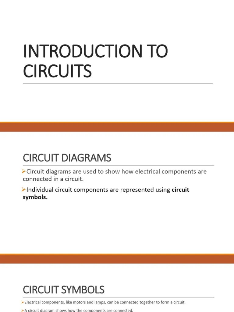 INTRODUCTION TO CIRCUITS | PDF | Voltage | Series And Parallel Circuits
