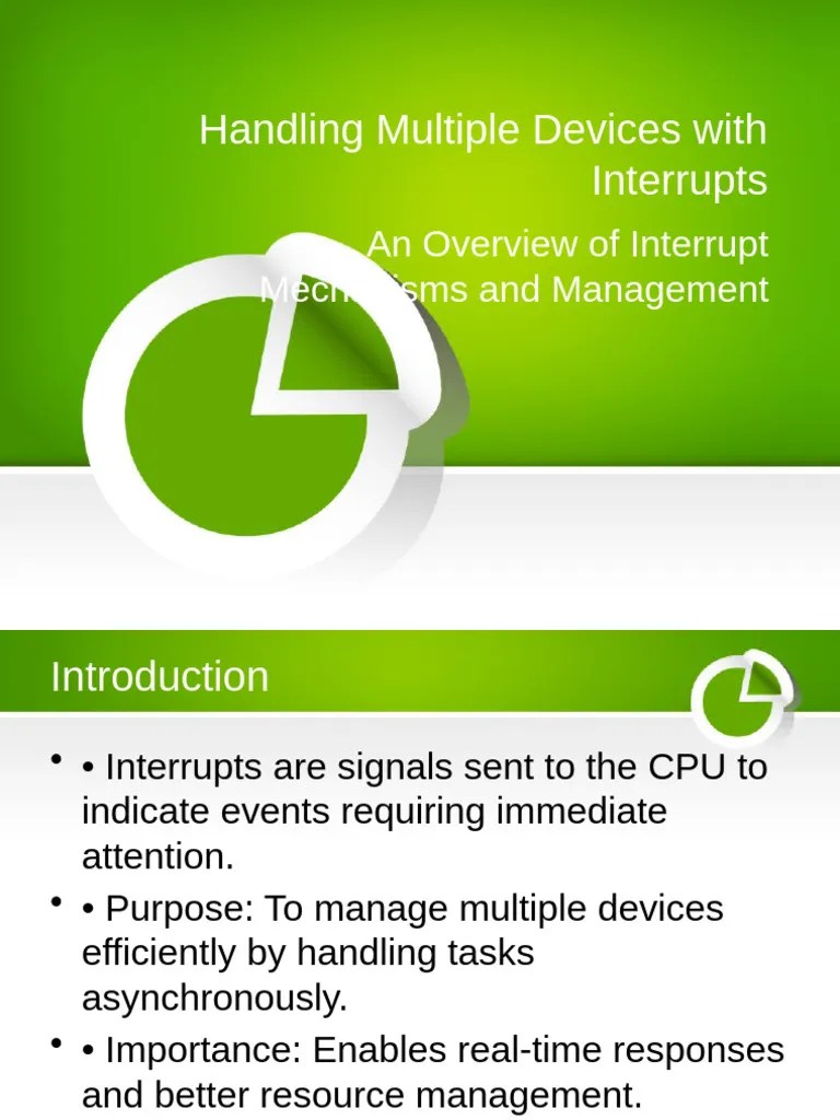 Handling Multiple Devices With Interrupts[1] | PDF