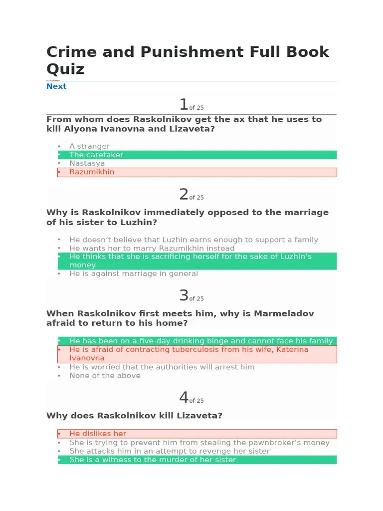 Crime And Punishment | PDF | Crime And Punishment