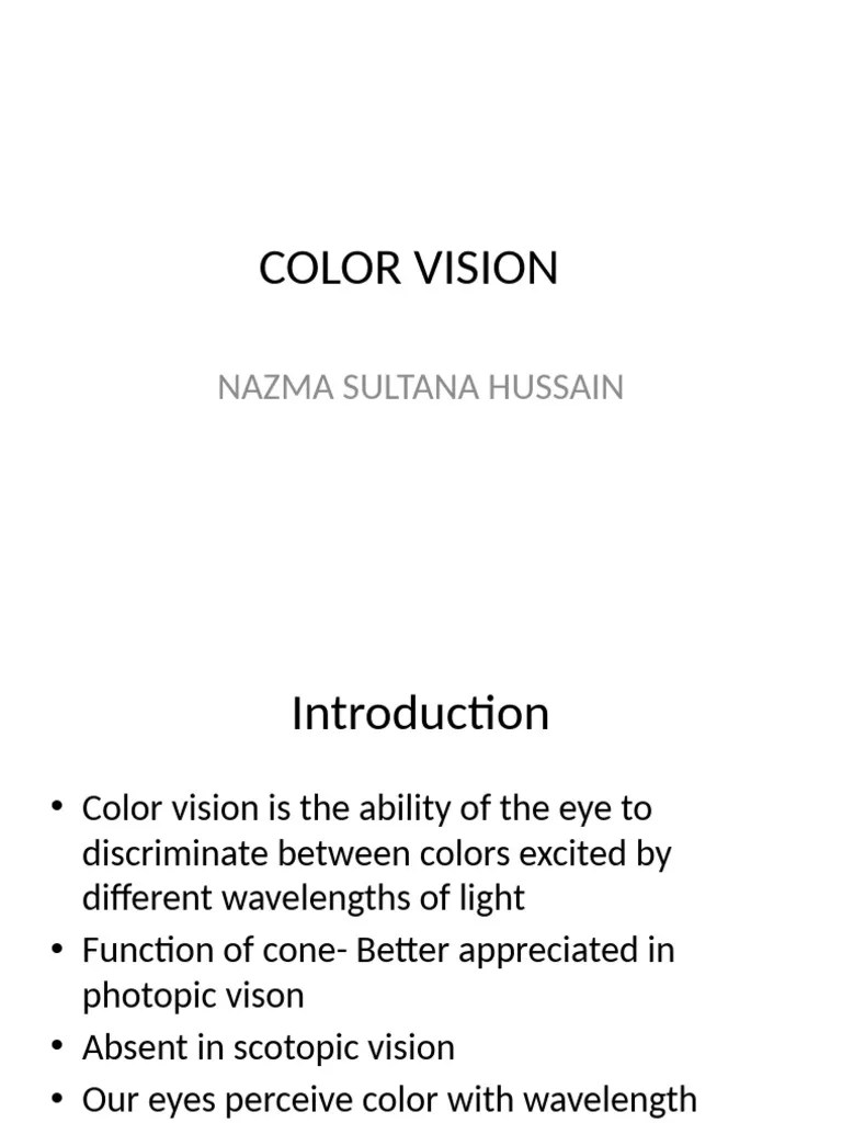 Color Vision (2) | PDF | Color | Visual Perception