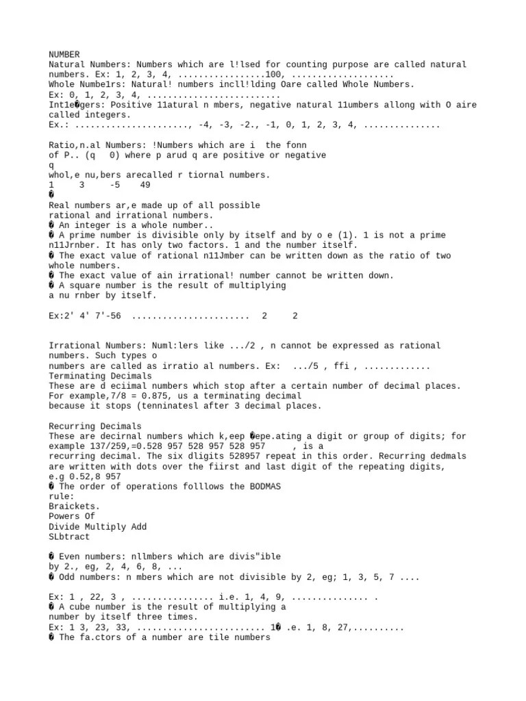 IGCSE 0580 Formula Cheat Sheet | PDF | Percentile | Mathematics