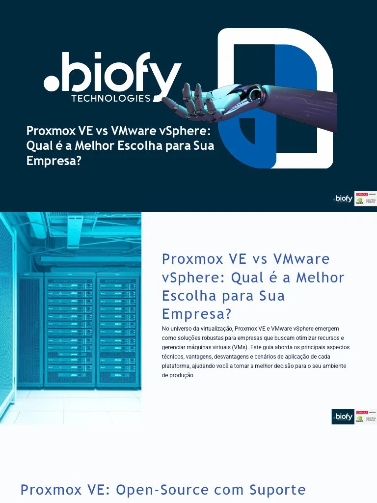 PROXMOX VS VMWARE | PDF | Virtualização | VMware