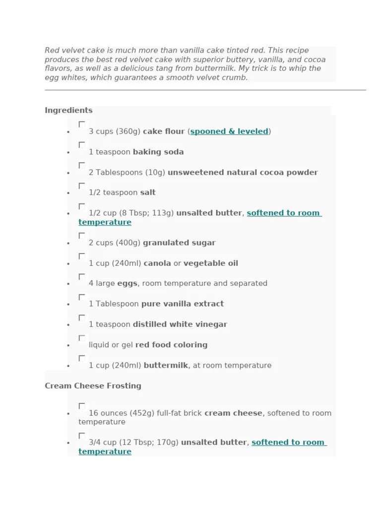 Cake Recipes | PDF | Cakes | Cupcake