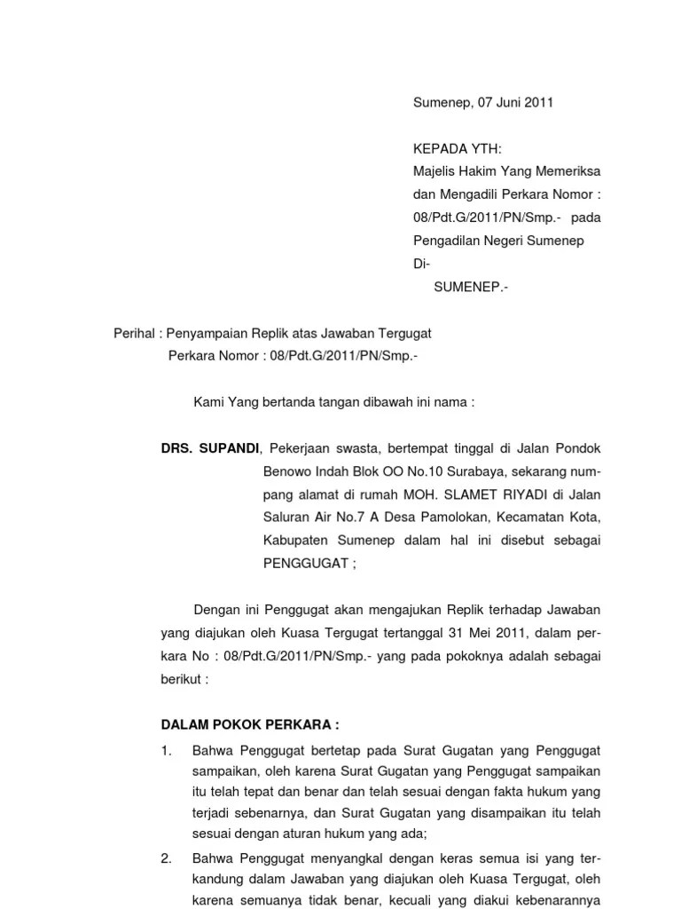 Surat Gugatan Wanprestasi Hutang Piutang / Surat Gugatan Wanprestasi Terkait Pembayaran Hutang Kumpulan Contoh Surat Proposal Laporan - Contoh surat perjanjian kerjasama dengan client office word surat words.