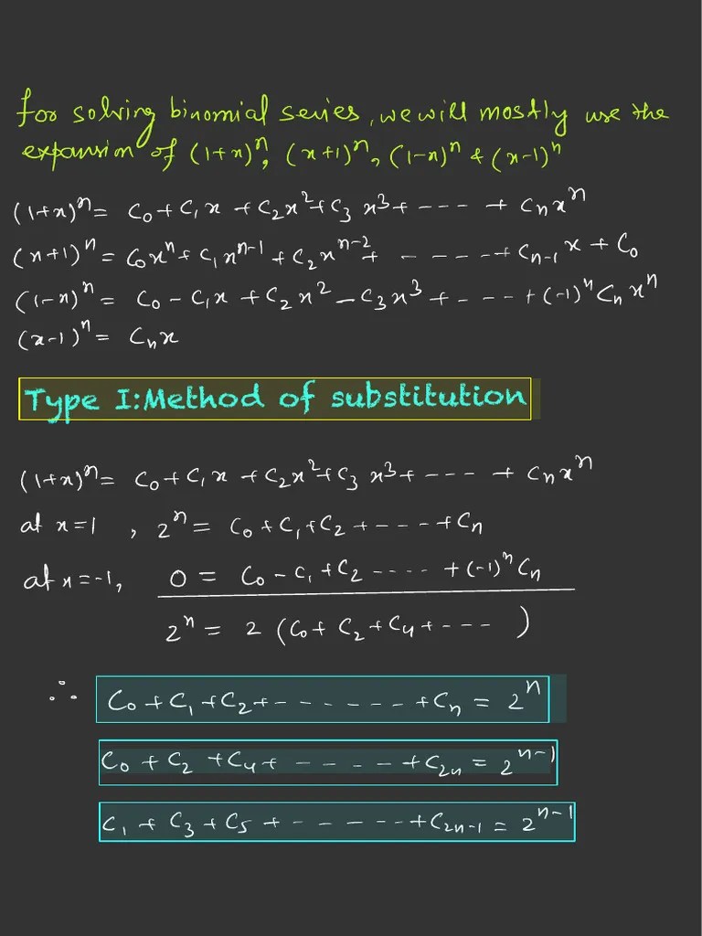 Binomial Theorem | PDF | Mathematical Logic | Complex Analysis