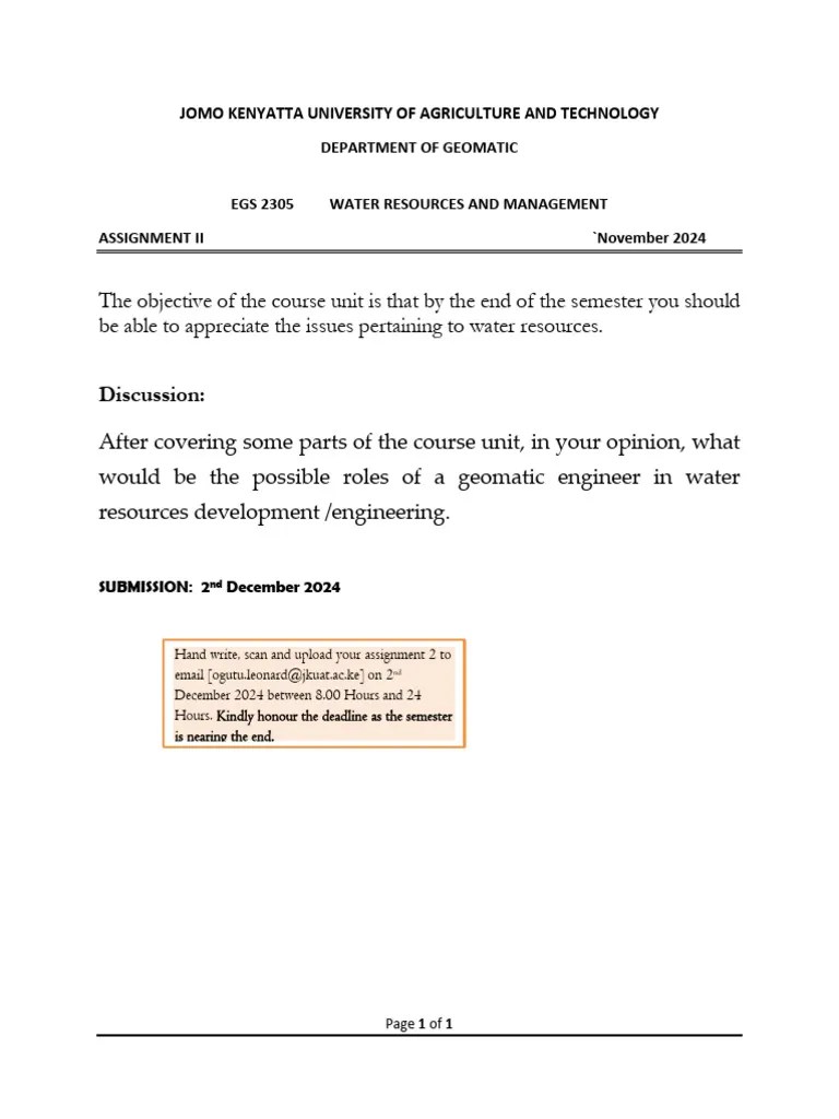 Water Resources And Management | PDF