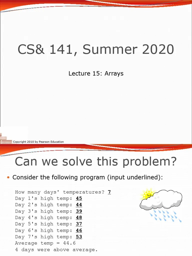 15-arrays | PDF | Integer (Computer Science) | Data Type