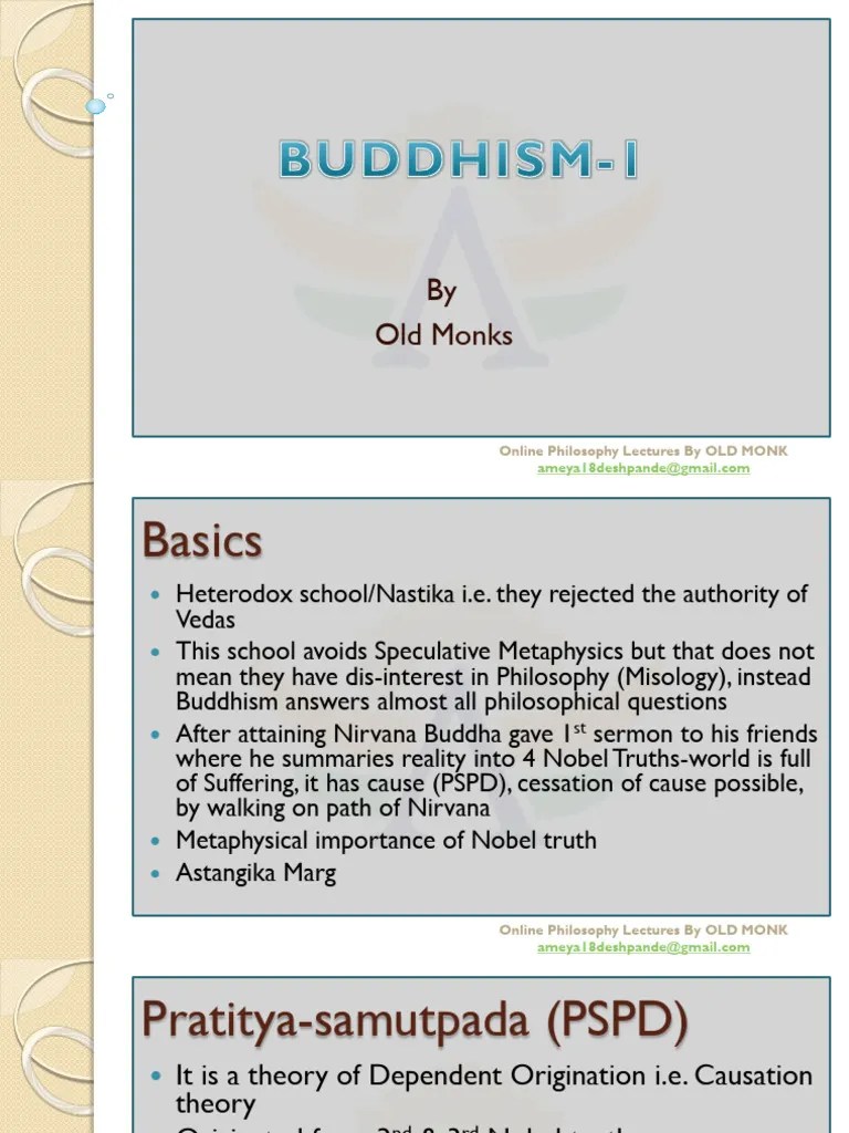 BUDDHISM Part 1 | PDF