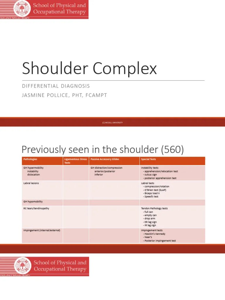 Shoulder Lecture | PDF | Anatomical Terms Of Motion | Shoulder