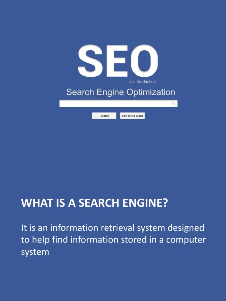 SEO | PDF | Search Engine Optimization | Web Technology