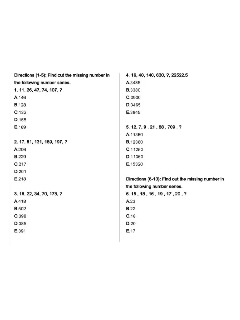Number Series Question Pdf Download Now - Gorgeous 4K Colorful Patterns | Free Download
