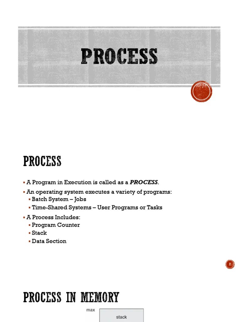 Process | PDF | Scheduling (Computing) | Process (Computing)