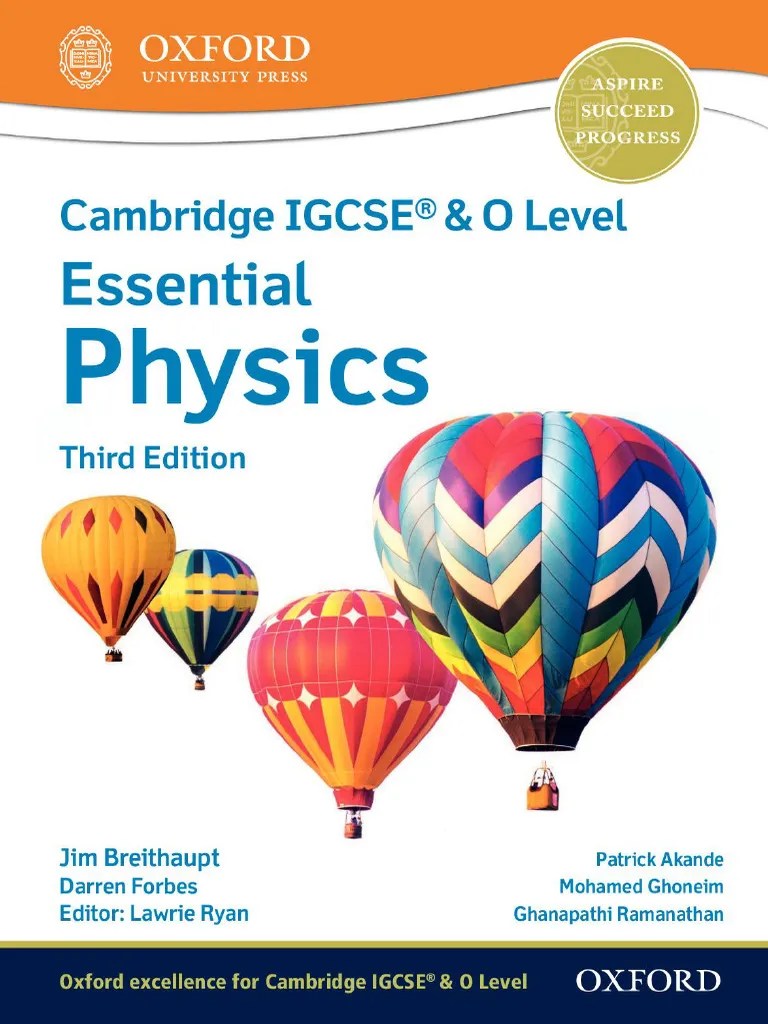 Essential Physics For Cambridge IGCSE 3rd Edition | PDF