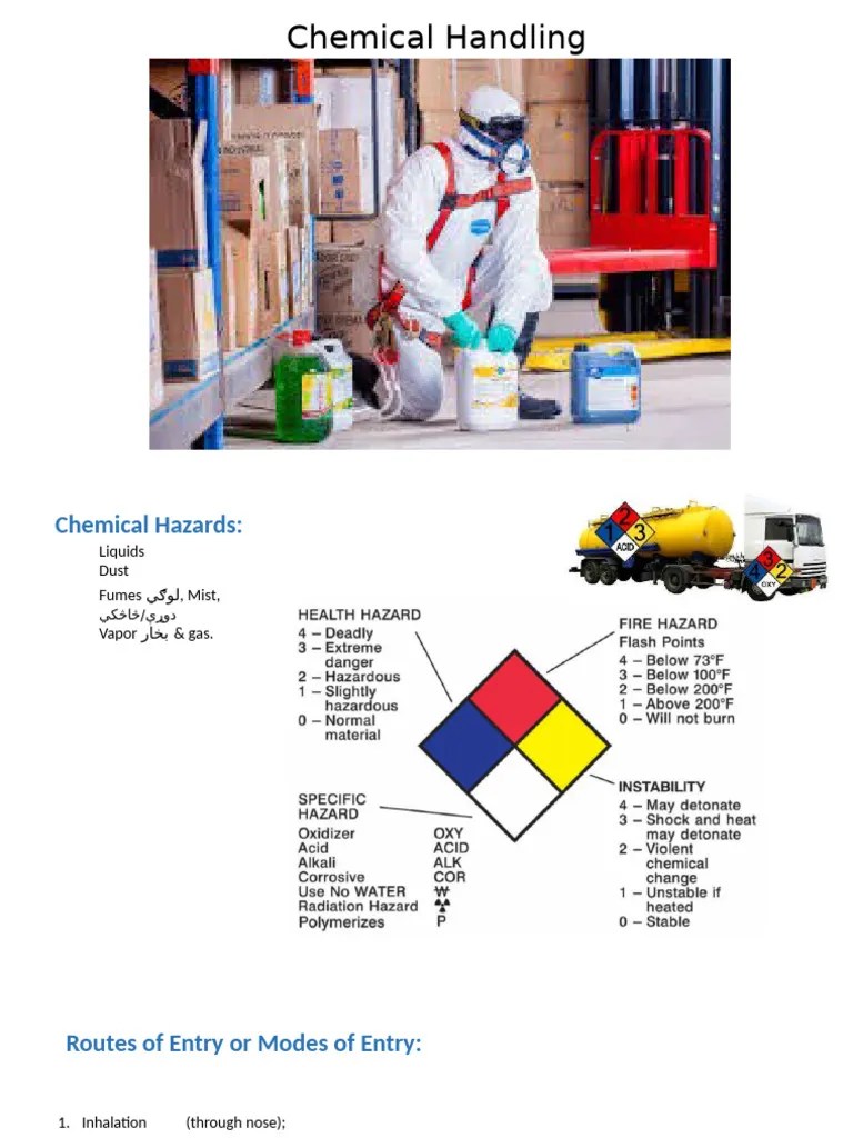 Chemical Handling Pdf Toxicity Occupational Safety And Health