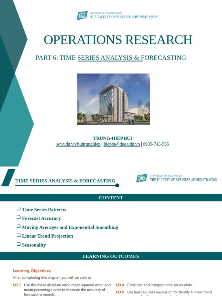 BÀI 6 - Forecasting | PDF | Forecasting | Linear Regression