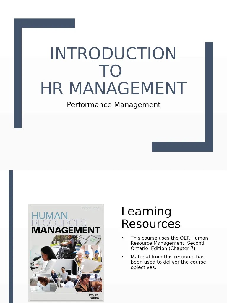 Lecture 7 - Employee Performance | PDF | Performance Appraisal | Employment