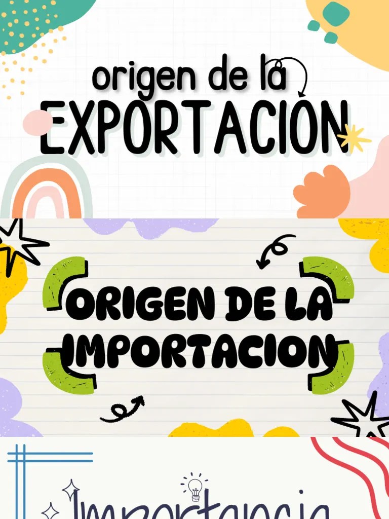Origen De La Importacion | PDF