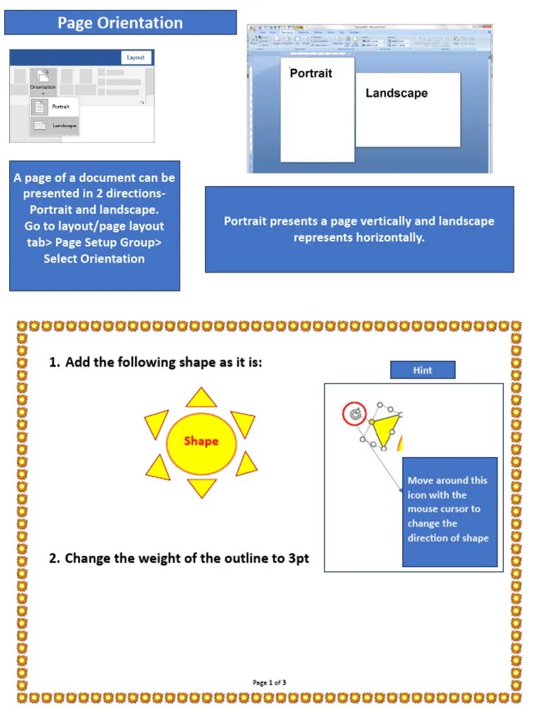 MS Word Lab Prac 3 | PDF