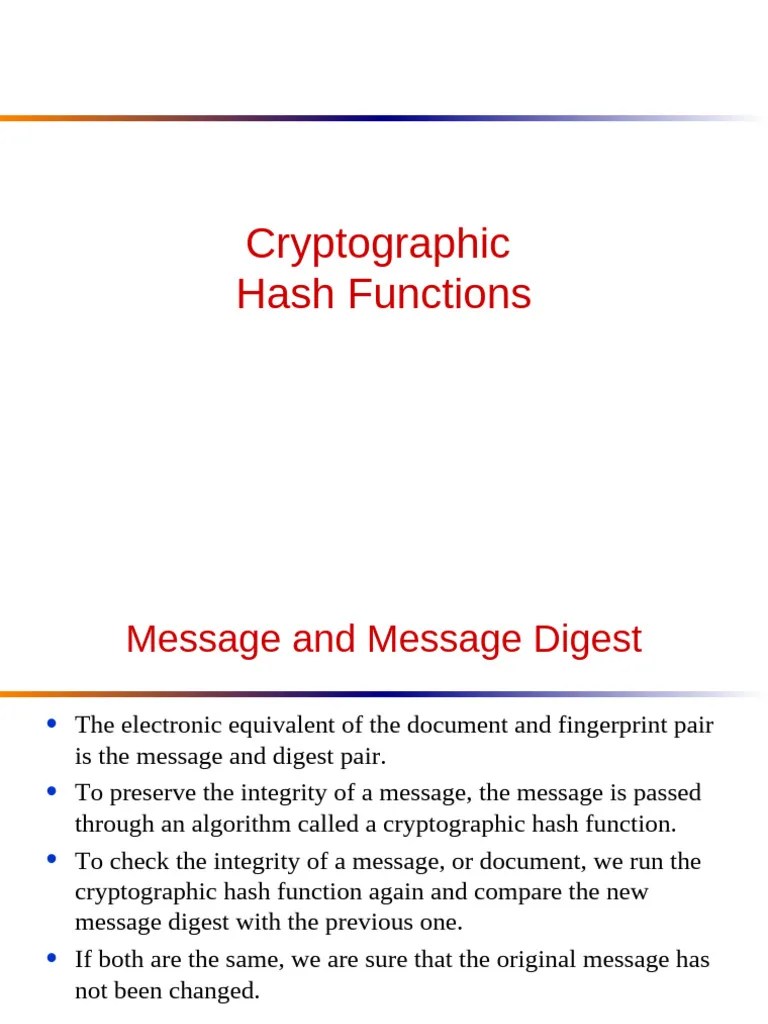 3 Hash Functions Pdf Espionage Techniques Secure Communication