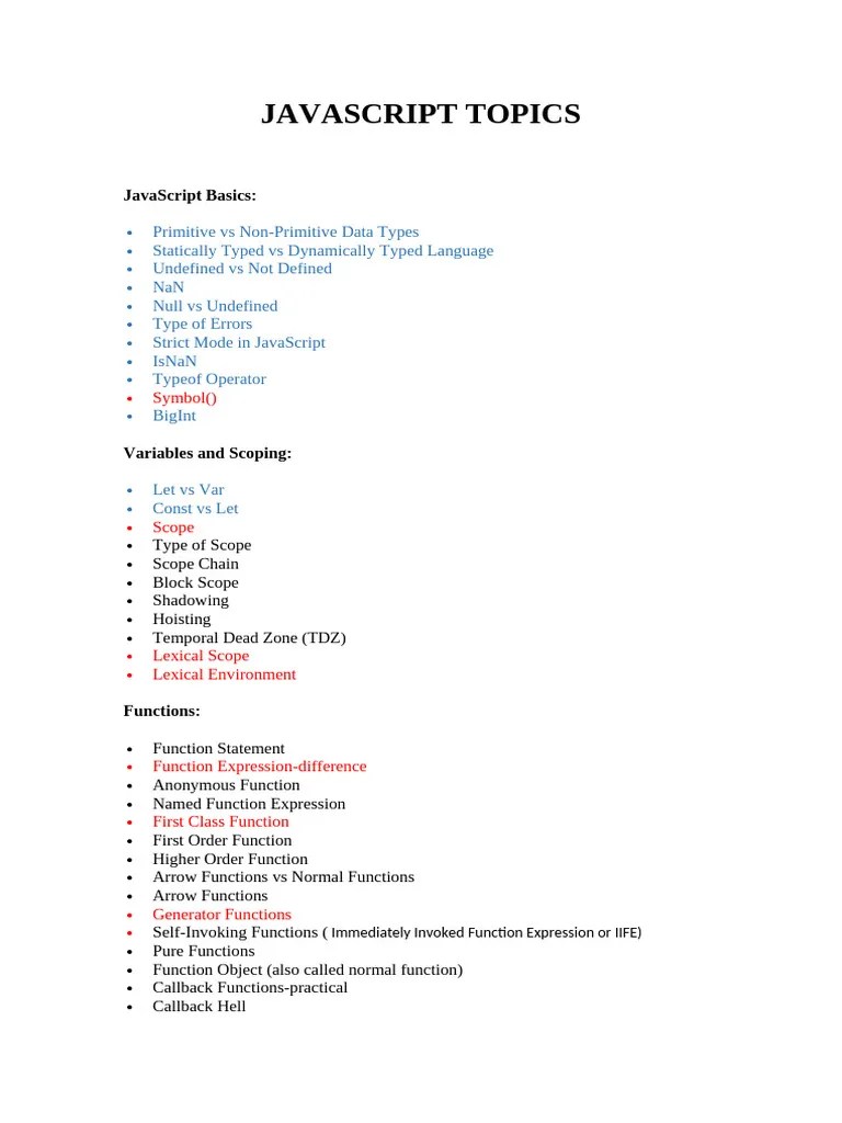 JavaScript Basics2 | PDF | Scope (Computer Science) | Anonymous Function