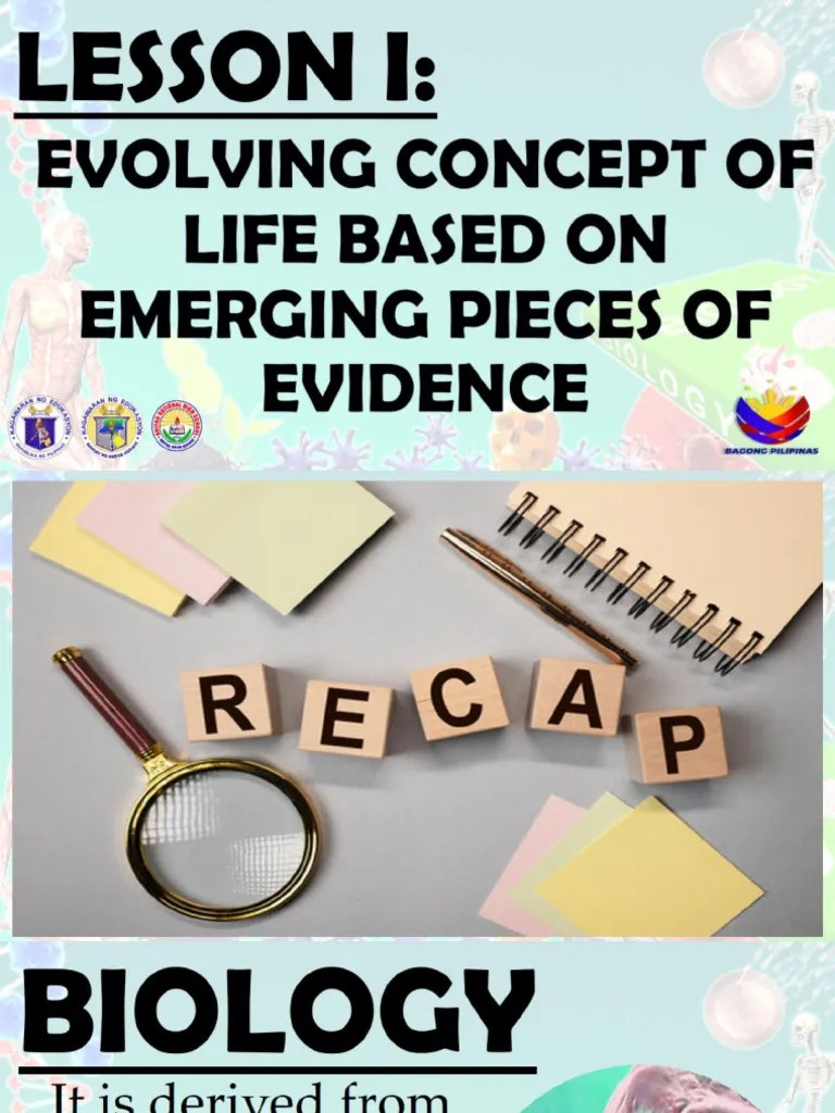 Lesson I Evolving Concept Of Life Based On Emerging Pieces | PDF