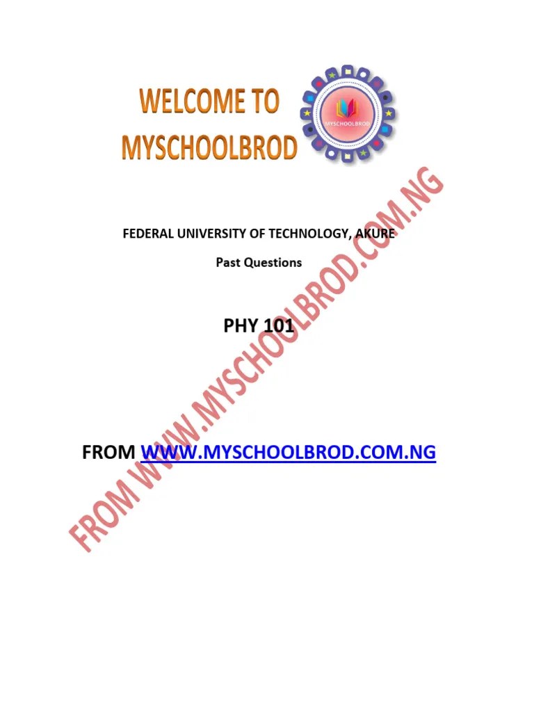 PHY101 Revision Questions | PDF | Buoyancy | Light