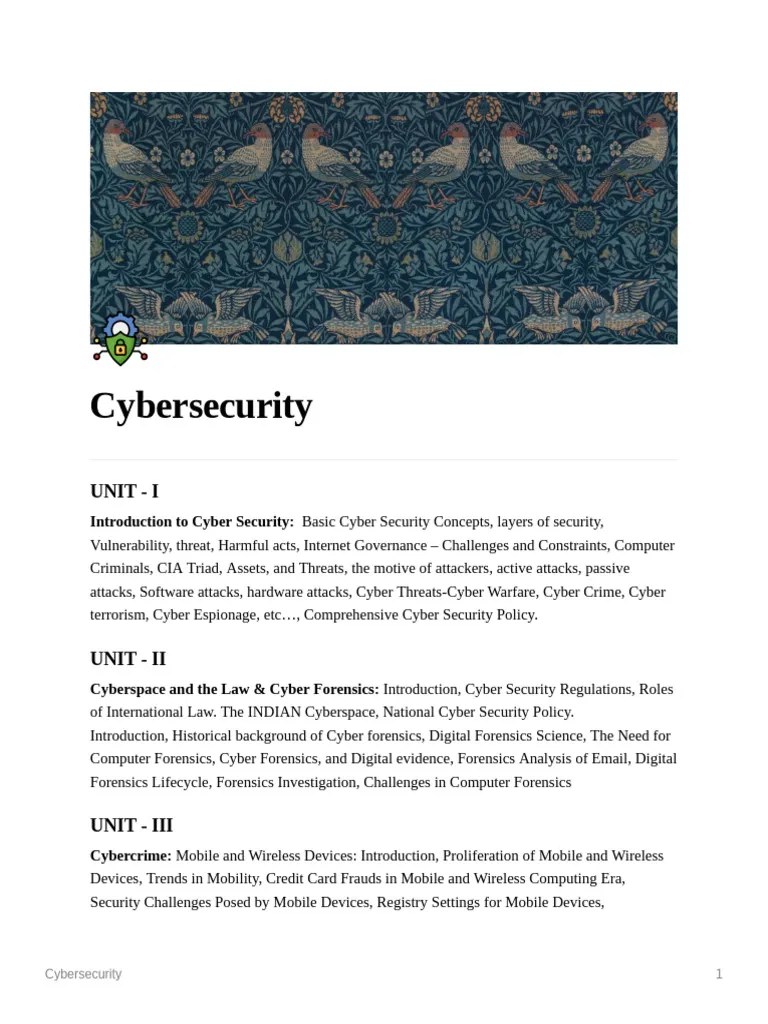 Cybersecurity Essentials Guide Pdf Security Computer Security