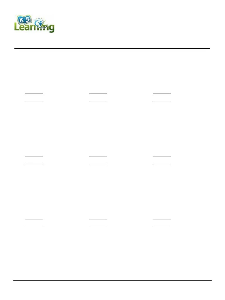 Grade 5 Multiply Columns 2 Digit 3 Digit A | PDF