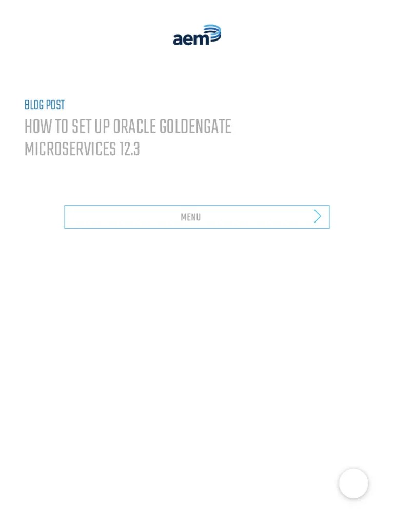 Oracle GoldenGate Setup Guide | PDF | Databases | Command Line Interface