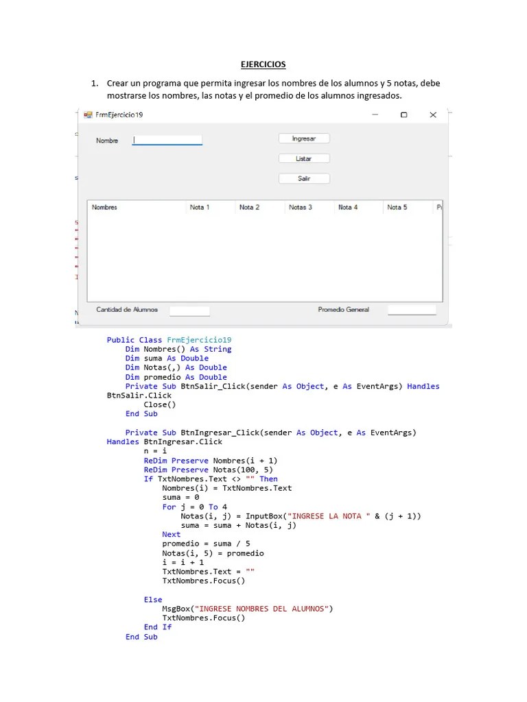 Ejercicios Resueltos | PDF | Computer Programming