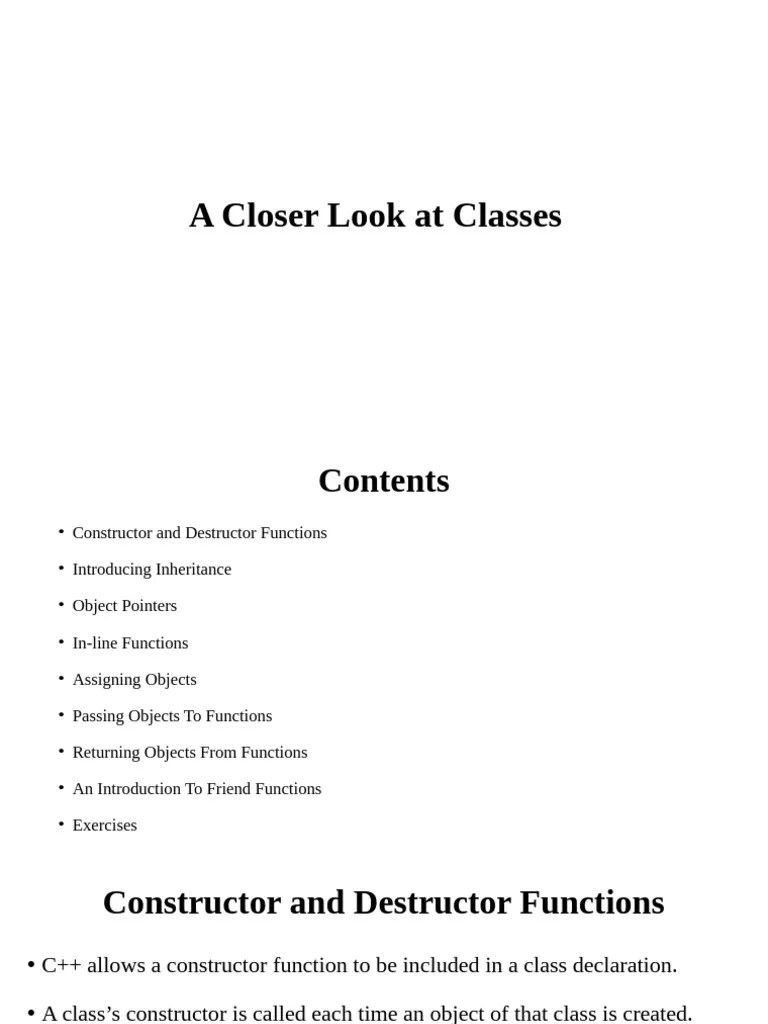 Introducing Classes | PDF | Class (Computer Programming) | Parameter ...