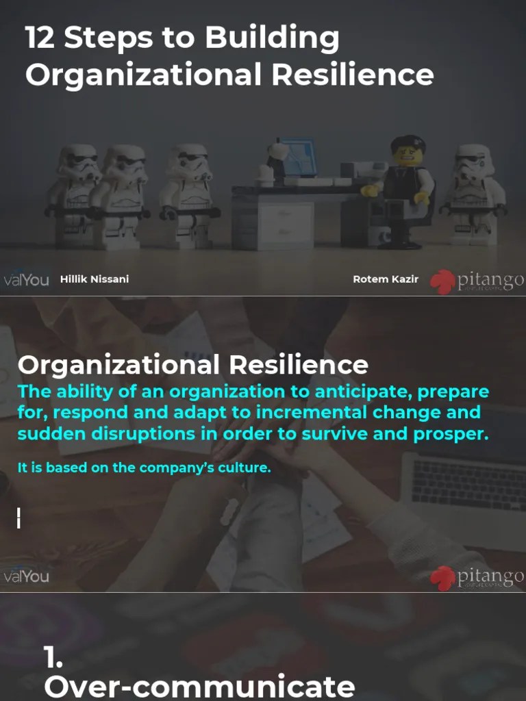 12 Steps To Building Organizational Resilience | PDF | Psychological Resilience | Empathy