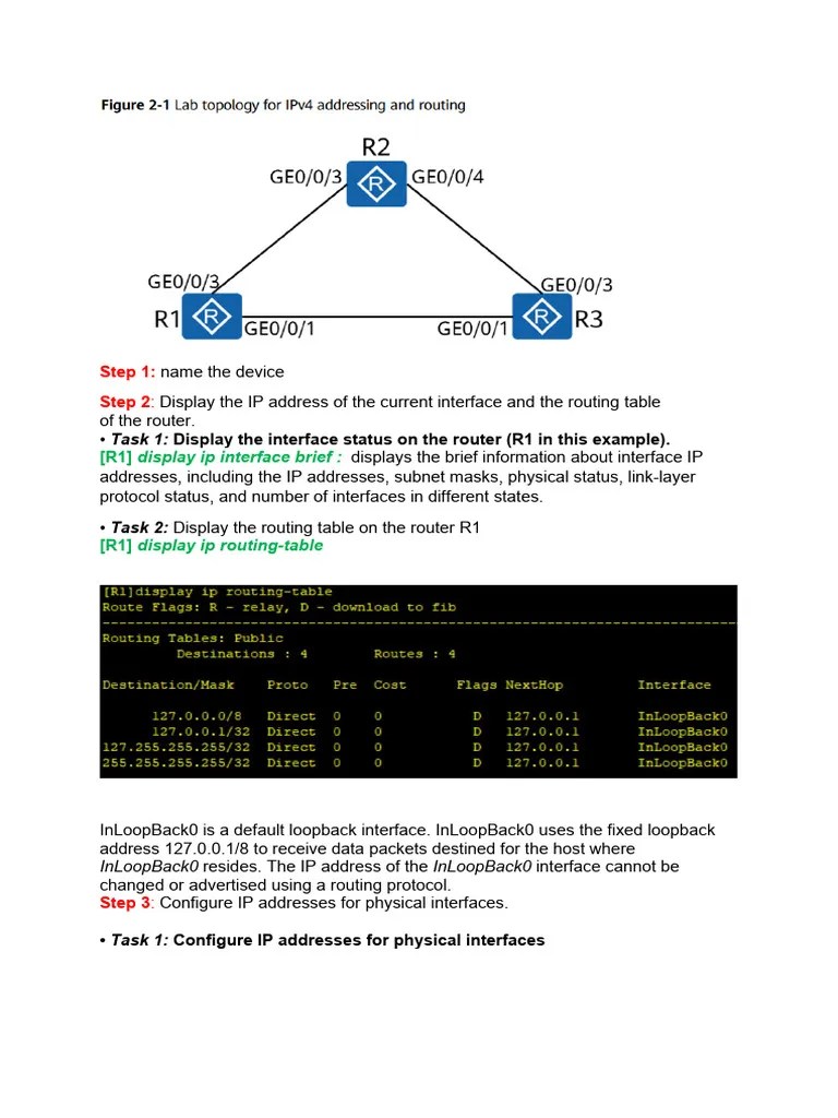 Lab-two | PDF | Ip Address | Router (Computing)