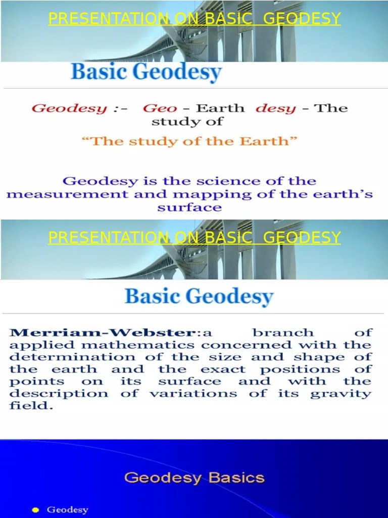 BASIC GEODESY | PDF