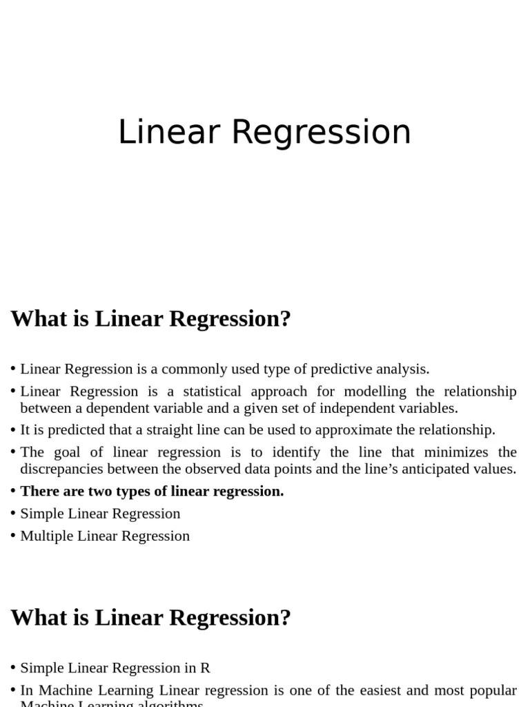 Linear Regression Using R | PDF | Regression Analysis | Linear Regression