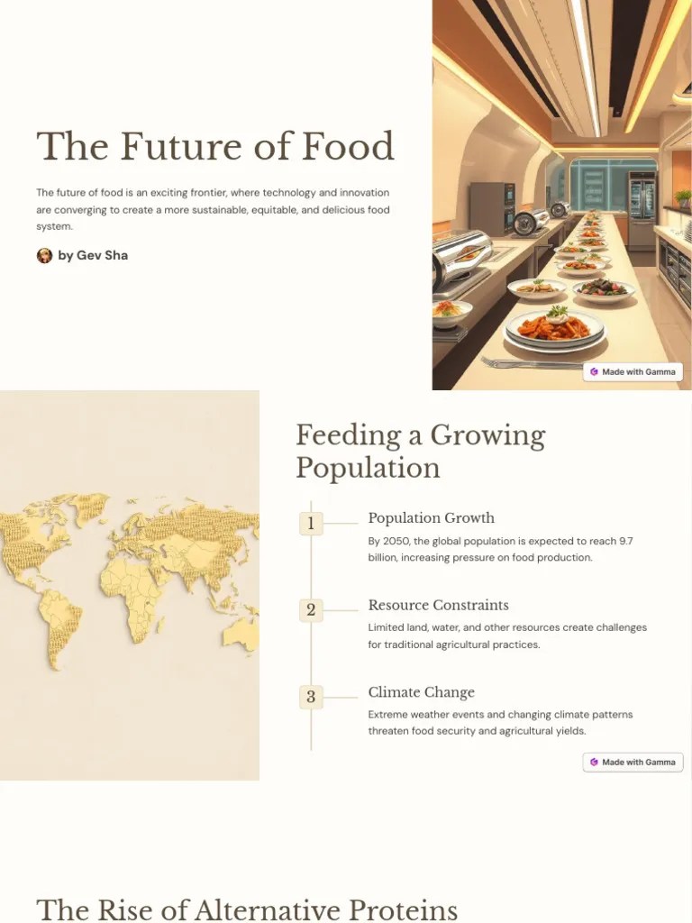 The Future Of Food | PDF | Agriculture | Foods