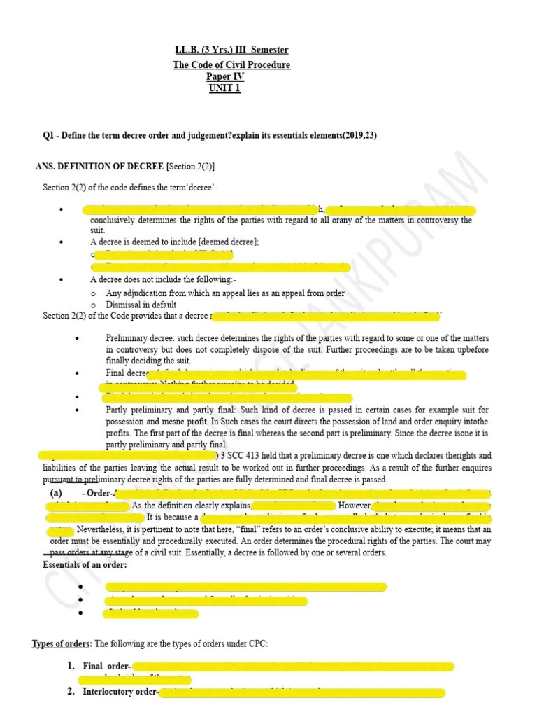 Cpc | PDF | Lawsuit | Res Judicata