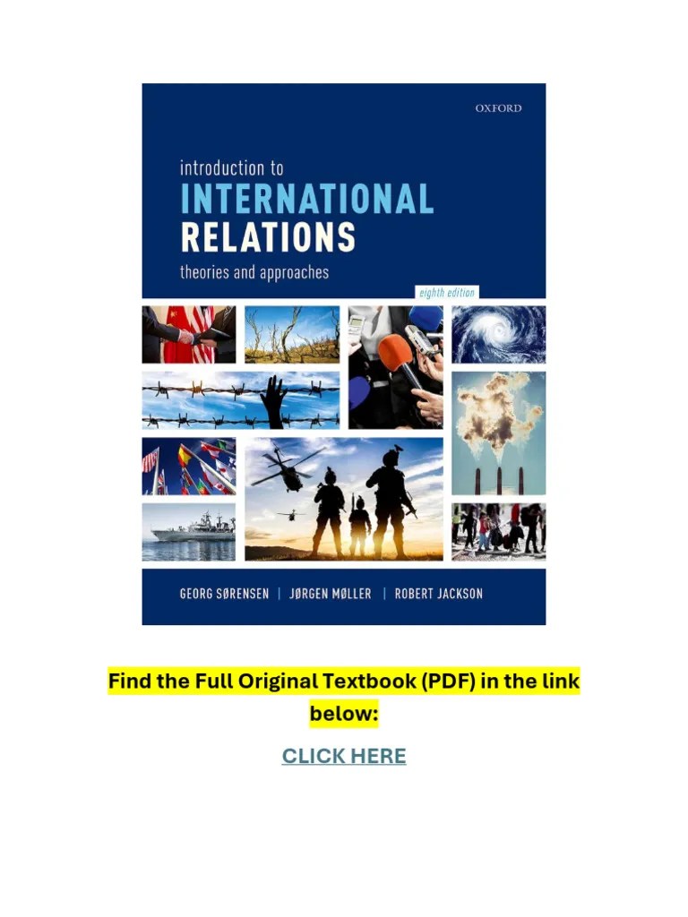 Introduction To International Relations Theories And Approaches 8th Edition PDF | PDF ...