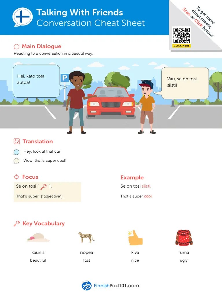 Finnish_Talking_With_Friends | PDF | Vocabulary | Lexicology