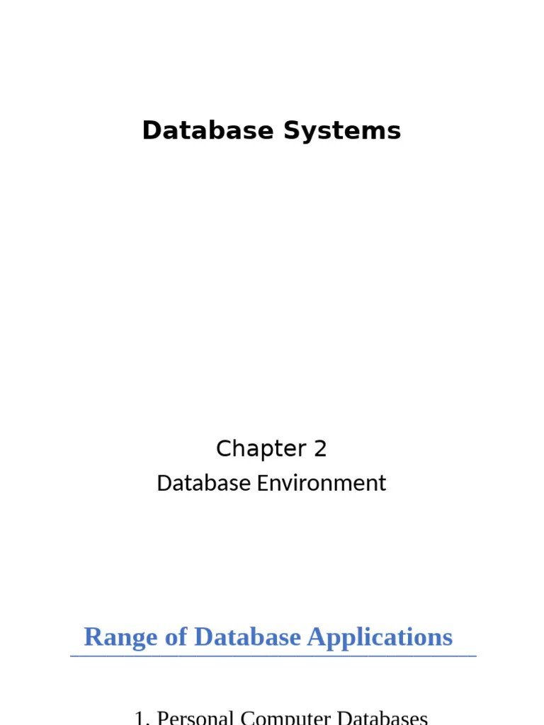 Lecture 2 | PDF | Databases | Client–Server Model