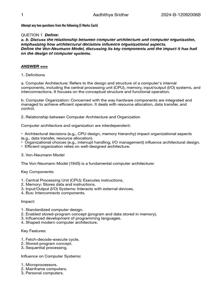 Digital Logic Assignment | PDF | Central Processing Unit | Cpu Cache