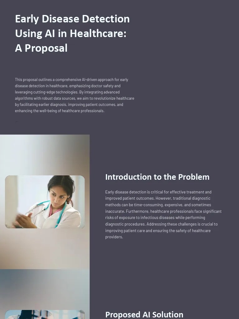 Early Disease Detection Using Ai In Healthcare Clas 12 Ai Pdf