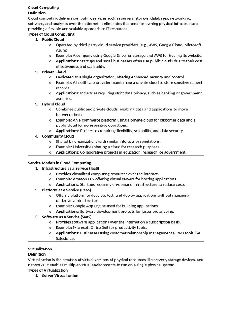 Cloud Computing | PDF | Cloud Computing | Virtualization