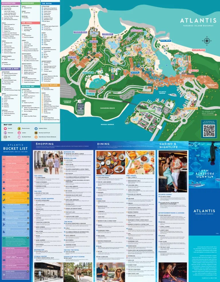 Atlantis Bahamas Resort Map PDF PDF 1