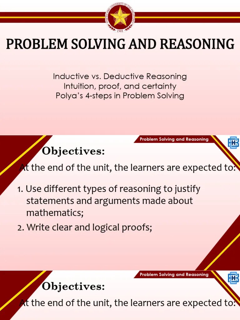 GEED_004_03_Problem_Solving_and_Reasoning | PDF | Mathematical Proof ...