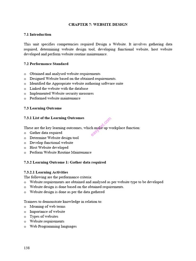 Website_design | PDF | Websites | World Wide Web